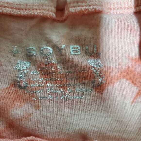 Soybu Pink & Orange Tie Dye Dress (Small) - Picture 5 of 5